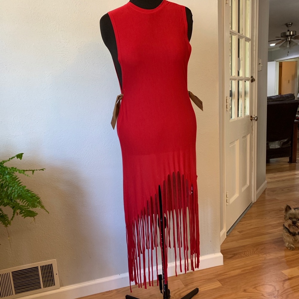 Peace Love World Boheme red dress